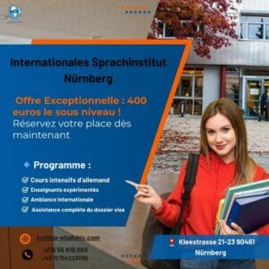 Offre Spéciale : Cours d'Allemand à 400€ | Nürnberg
